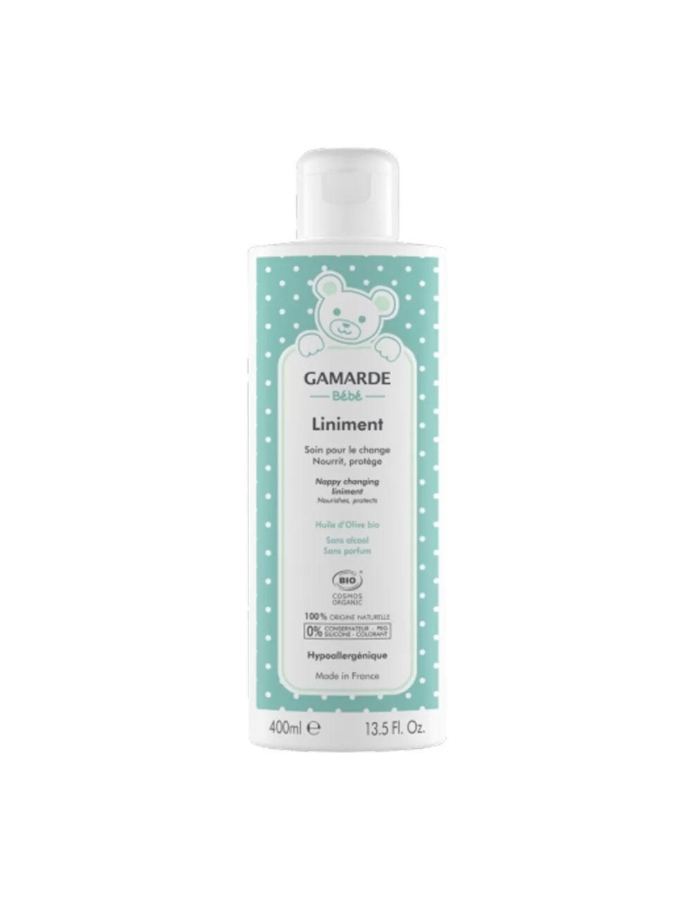 Loțiune relipidantă împotriva iritației de scutec Gamarde, 400 ml
