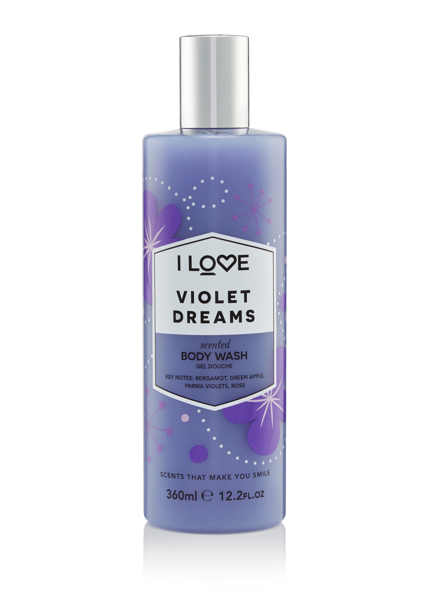 Gel de duș Violet Dreams I Love SIGNATURE, 350 ml