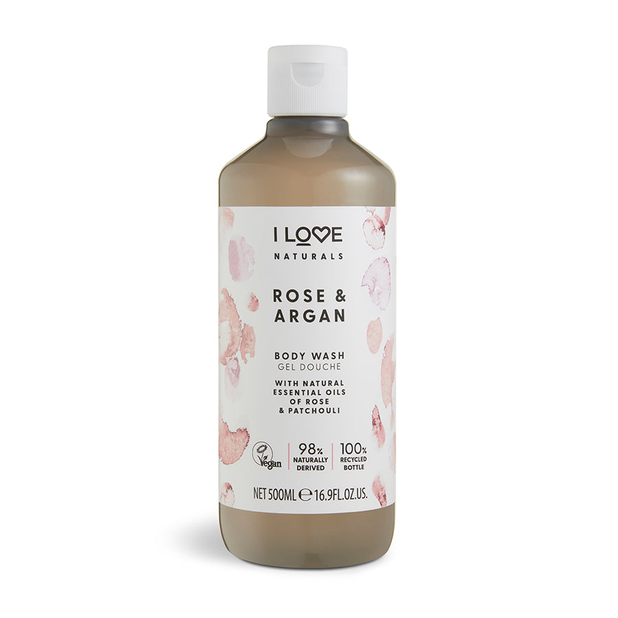 Gel de duș I Love Rose Argan Naturals, 500 ml