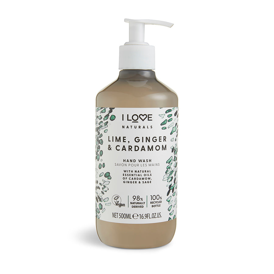 Săpun lichid I Love Lime Ginger Cardamom Naturals, 500 ml