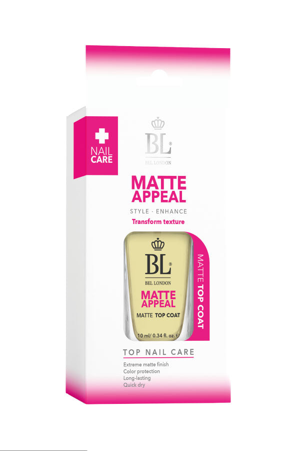 Lac de unghii mat Matte Appeal Bel London, 10 ml