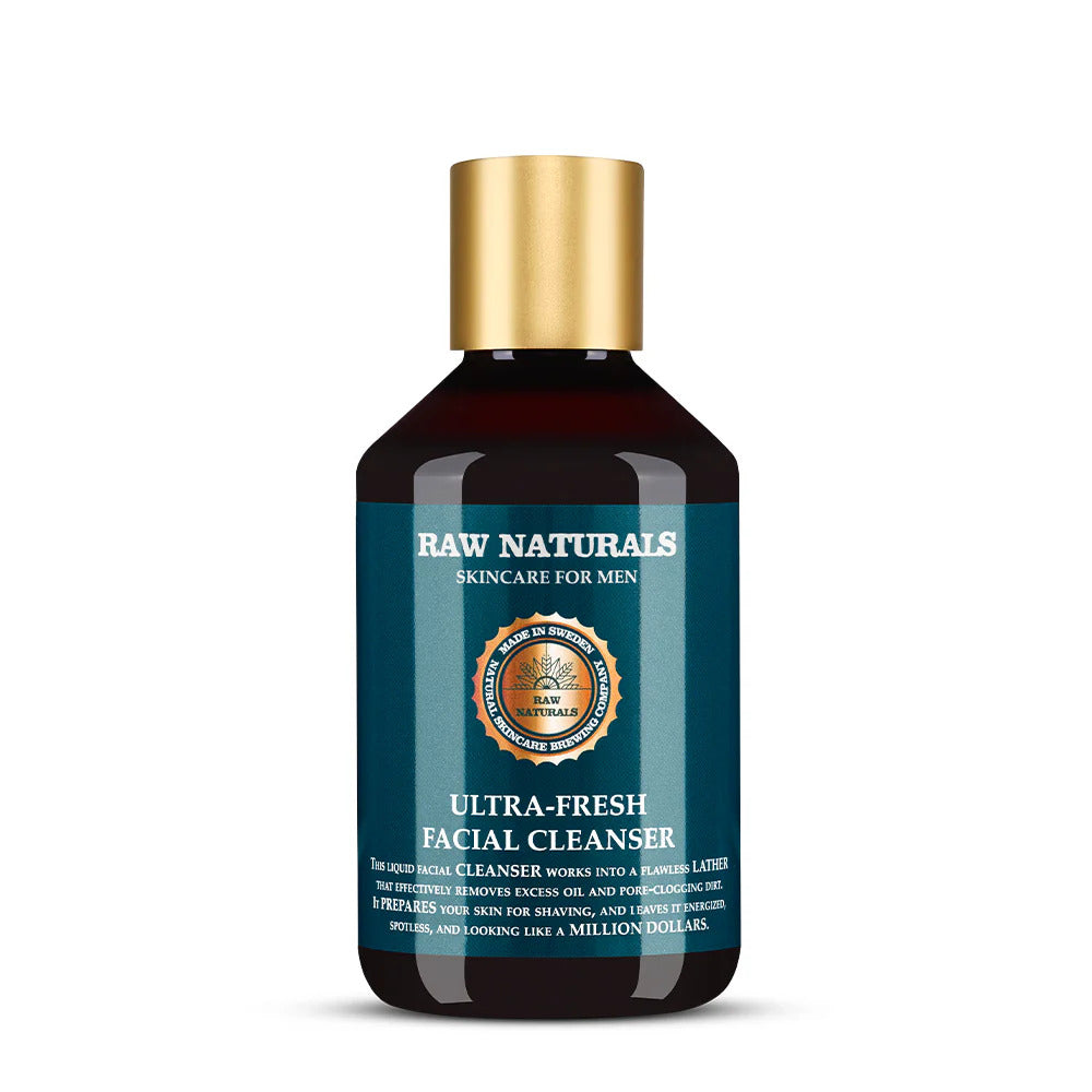 Gel de curățare pentru bărbați Raw Naturals Ultra-Fresh, 250 ml