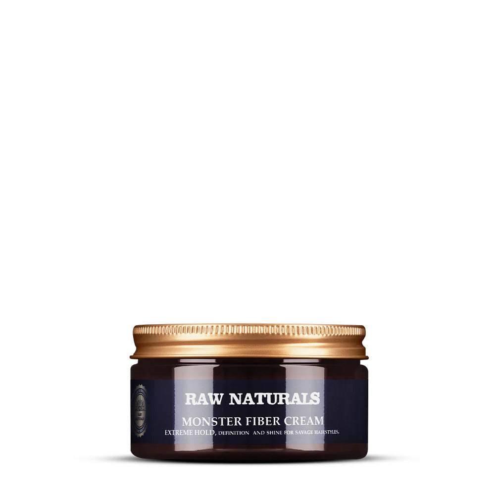 Cremă de stilizare cu fixare ridicată Raw Naturals Monster Fiber Cream, 100 ml