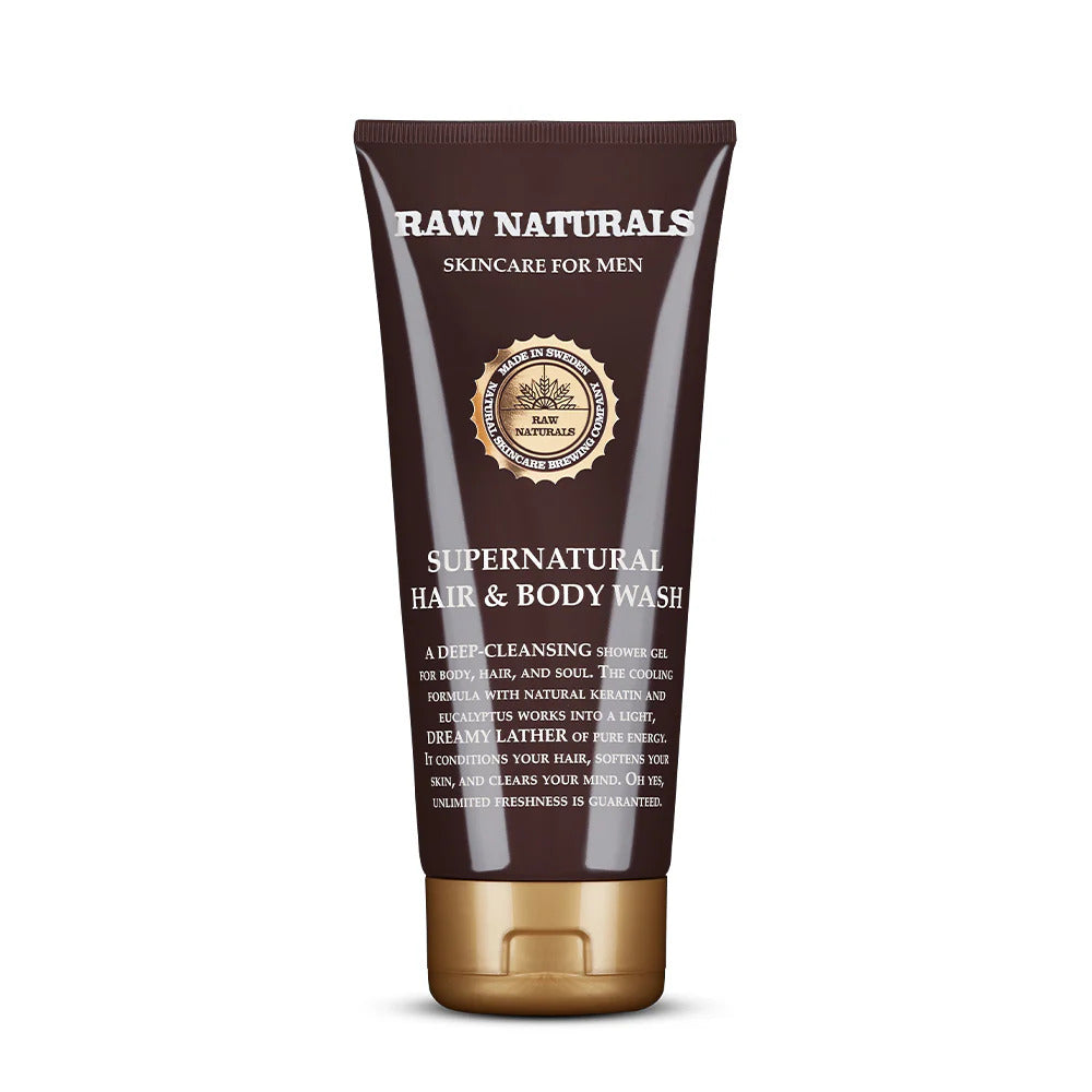 Gel de duș multifuncțional pentru corp și păr Raw Naturals Supernatural, 200 ml
