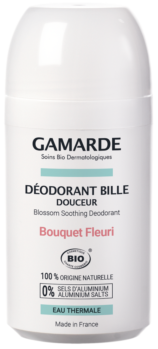 Deodorant natural roll-on cu aromă florală Gamarde, 50 ml