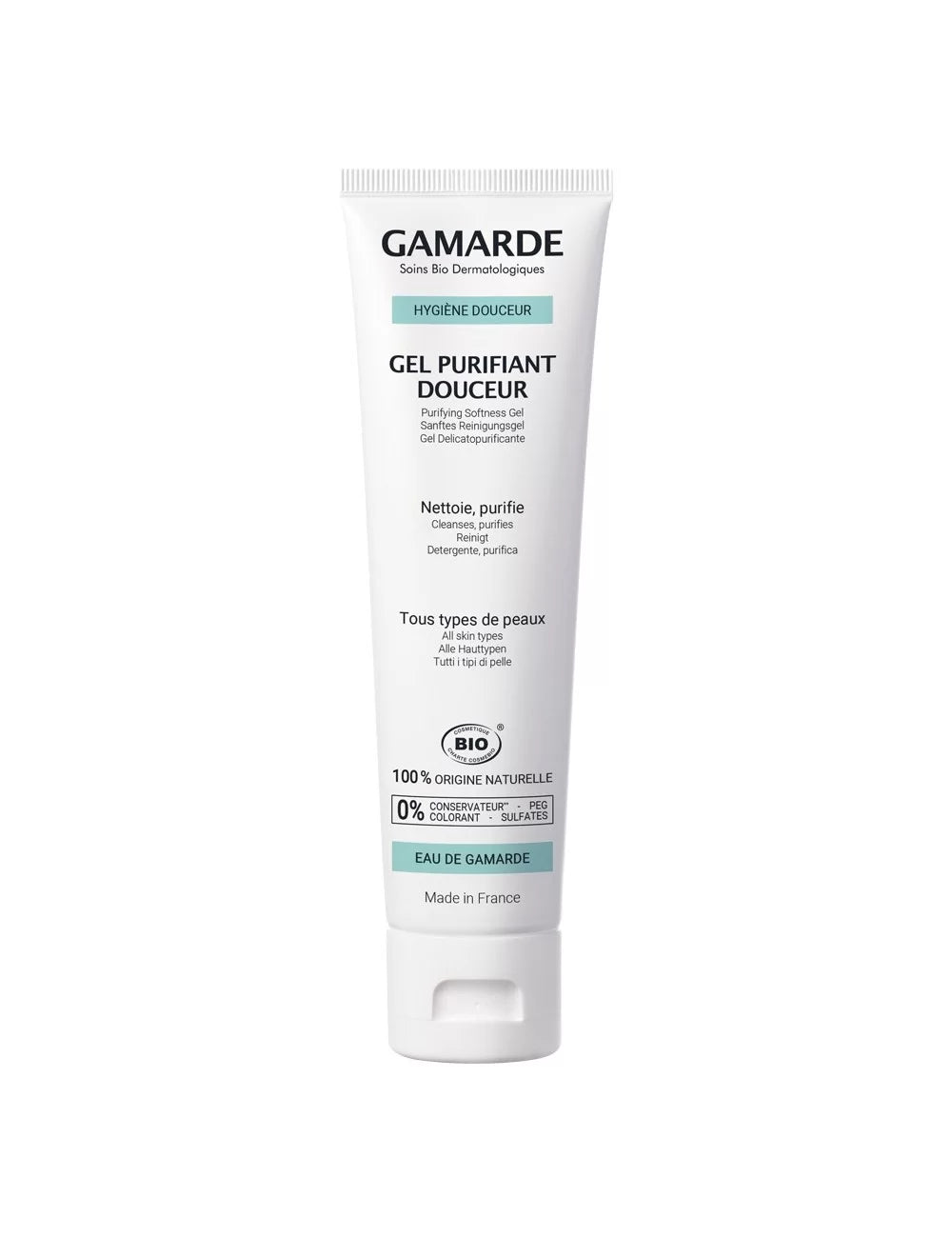 Gel de curățare pentru ten Gamarde, 100 ml