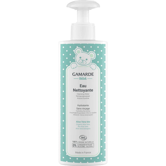 Apă de curățare bio fără clătire pentru bebeluși Gamarde, 400 ml