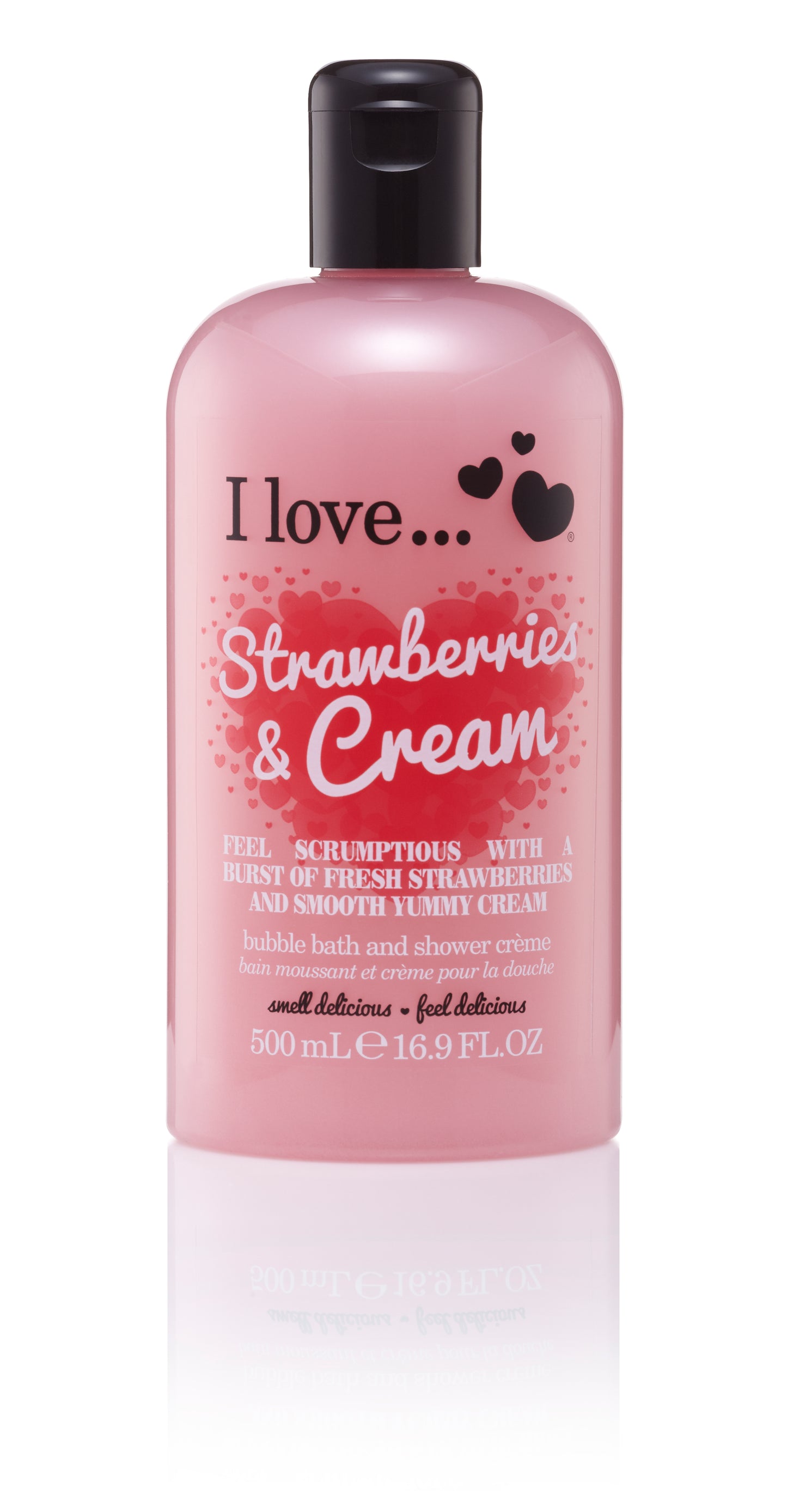 Gel de duș Strawberry Cream I Love Originals, 500 ml