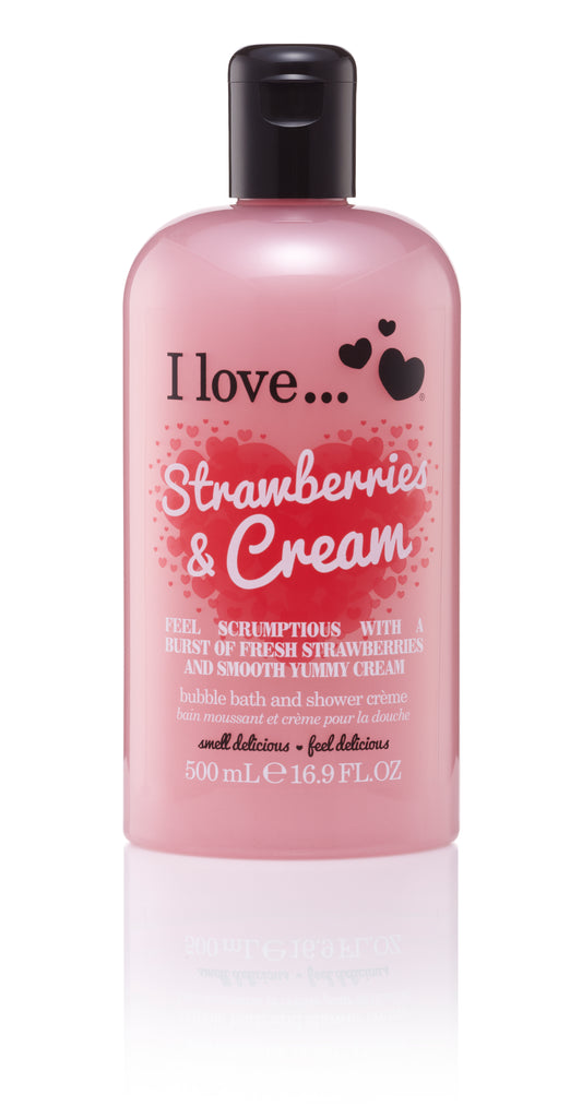 Gel de duș Strawberry Cream I Love Originals, 500 ml