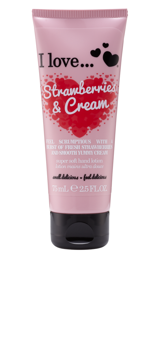 Cremă de mâini Strawberry Cream I Love Originals, 75 ml
