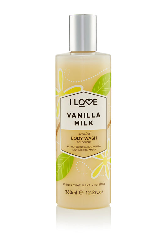 Gel de duș Vanilla Milk I Love SIGNATURE, 350 ml