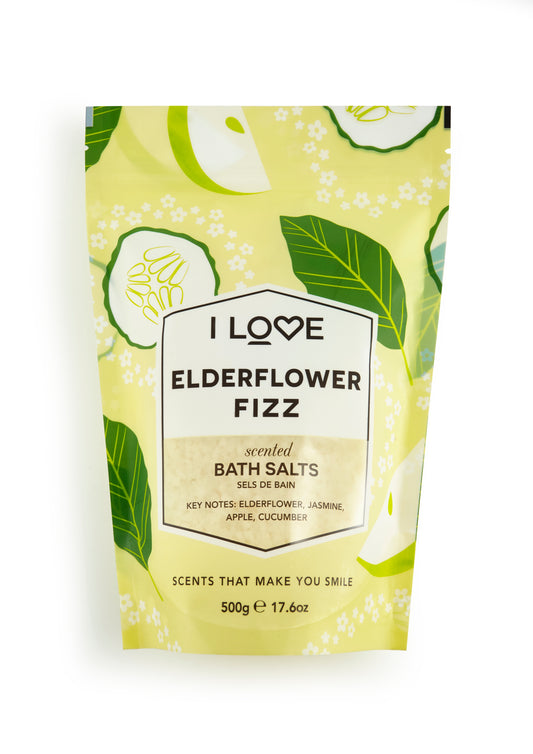 Sare de baie Elderflower Fizz I Love SIGNATURE, 500 gr