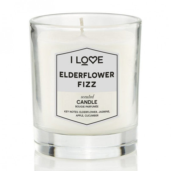 Lumânare parfumată Elderflower Fizz I Love SIGNATURE, 160 g