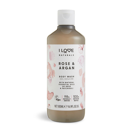 Gel de duș I Love Rose Argan Naturals, 500 ml