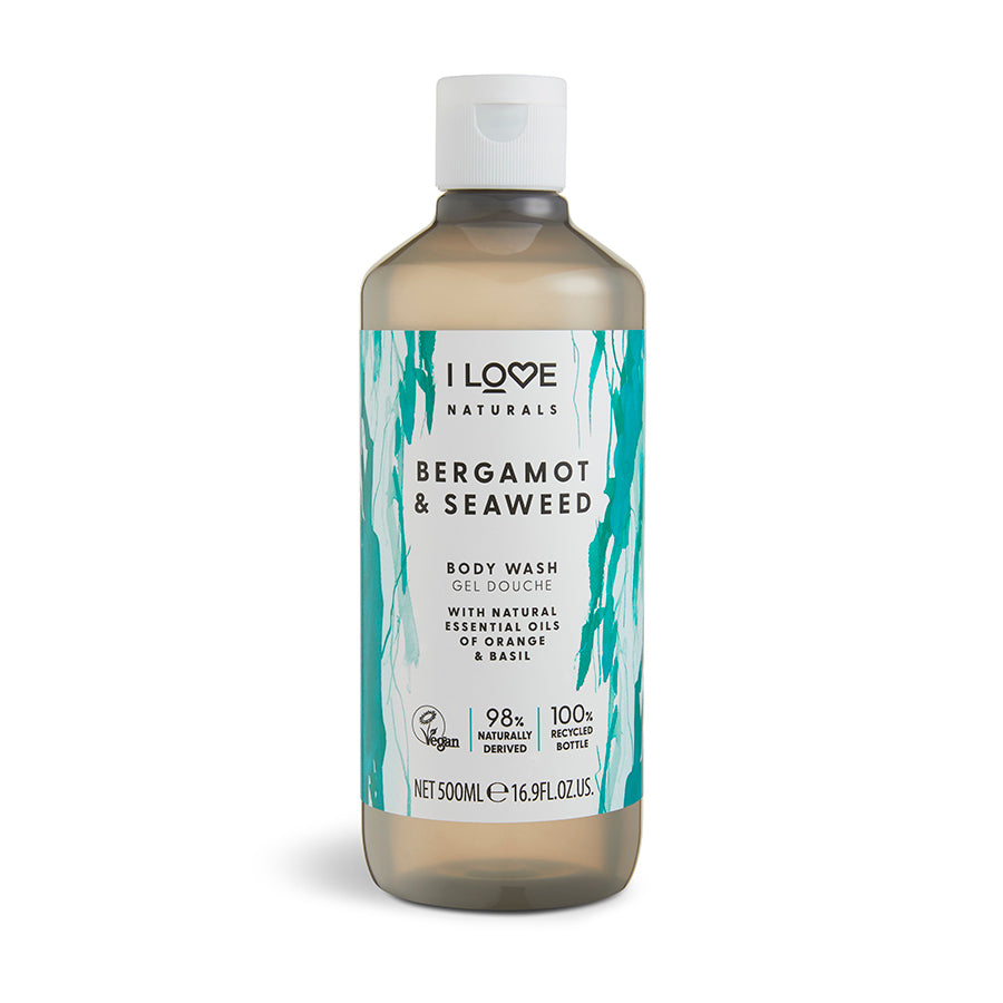 Gel de duș Bergamot I Love Seaweed Naturals, 500 ml