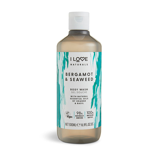 Gel de duș Bergamot I Love Seaweed Naturals, 500 ml