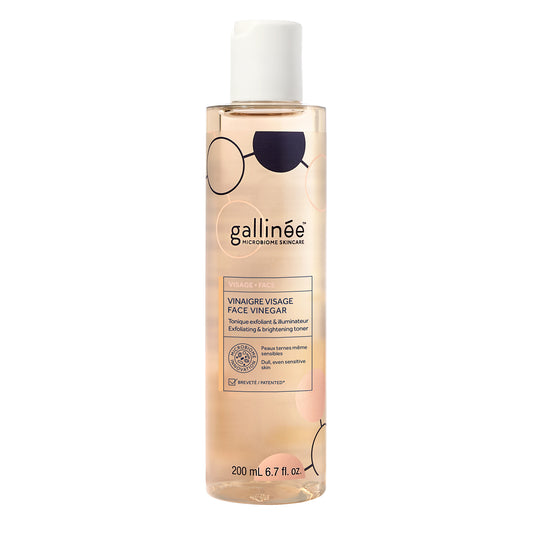 Loțiune tonică pentru față Gallinee cu oțet de mere, 200 ml
