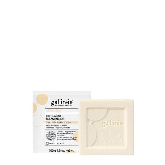 Produs de curățare pentru față și corp fără săpun și fără parfum Gallinee, 100 g