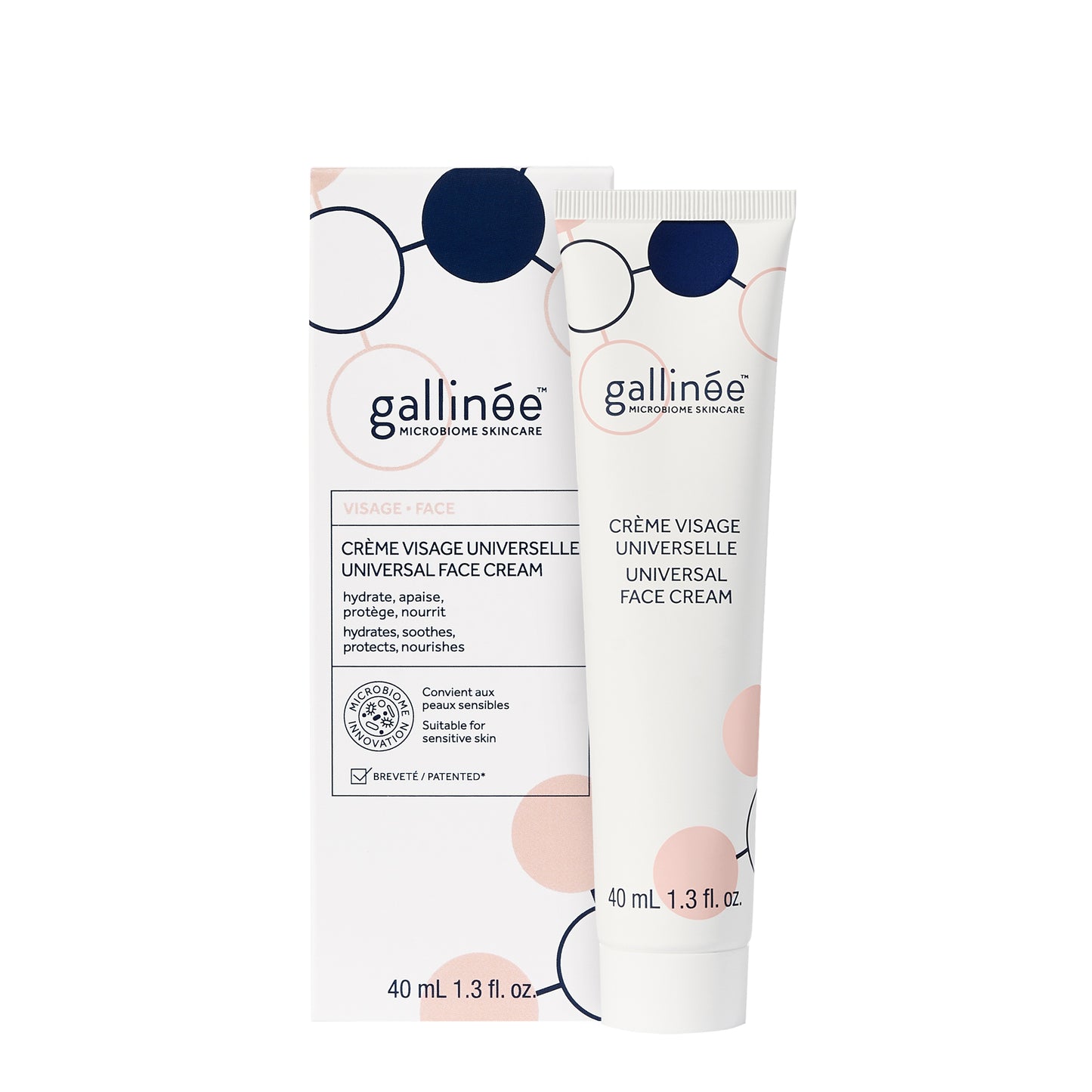 Cremă hidratantă Gallinee cu complex Triple Biotic, 40 ml