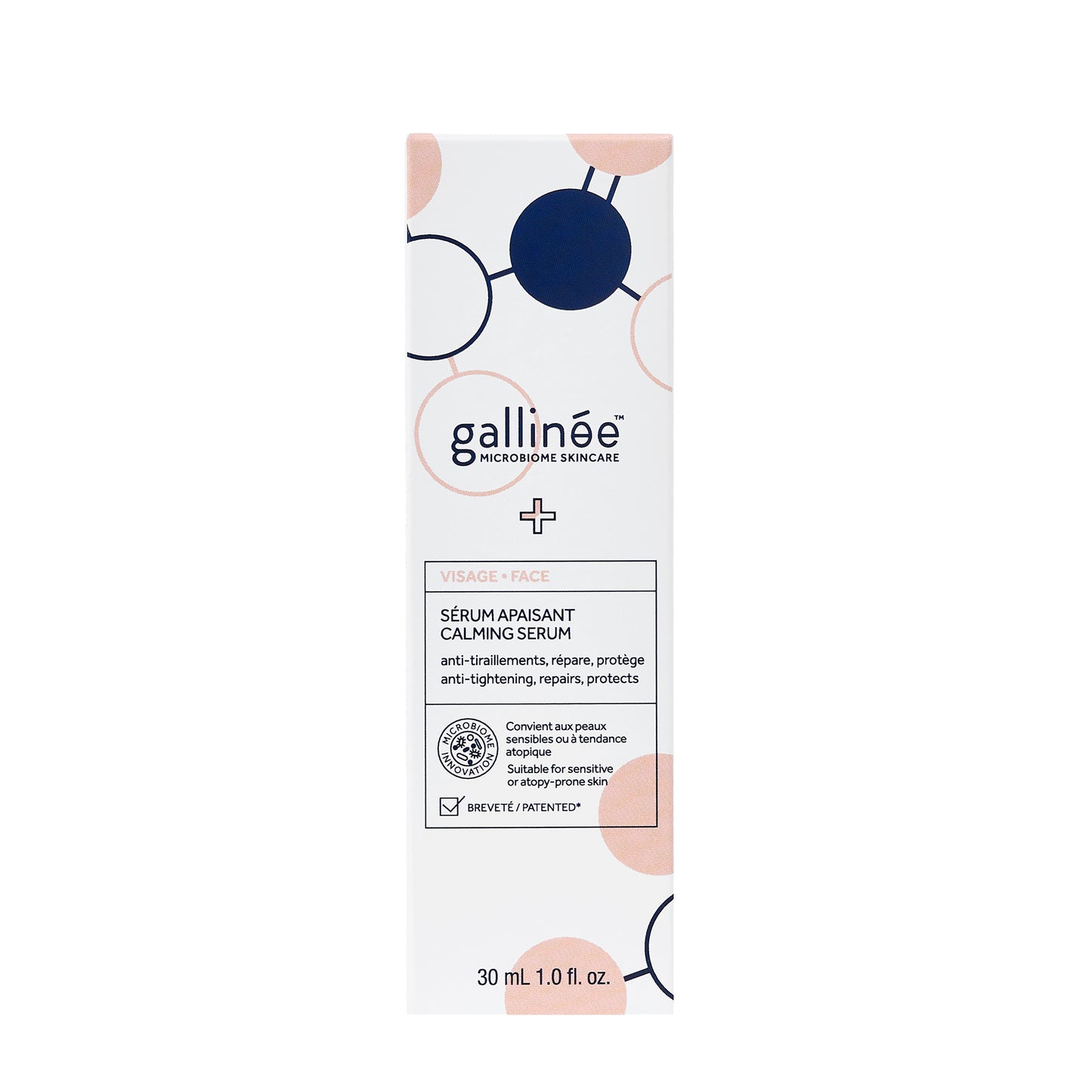Serum cu efect calmant Gallinee cu prebiotice marine și ovăz fermentat, 30 ml