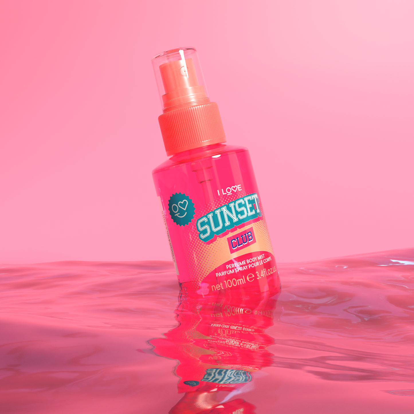 Spray de corp Sunset Club I Love, 100 ml