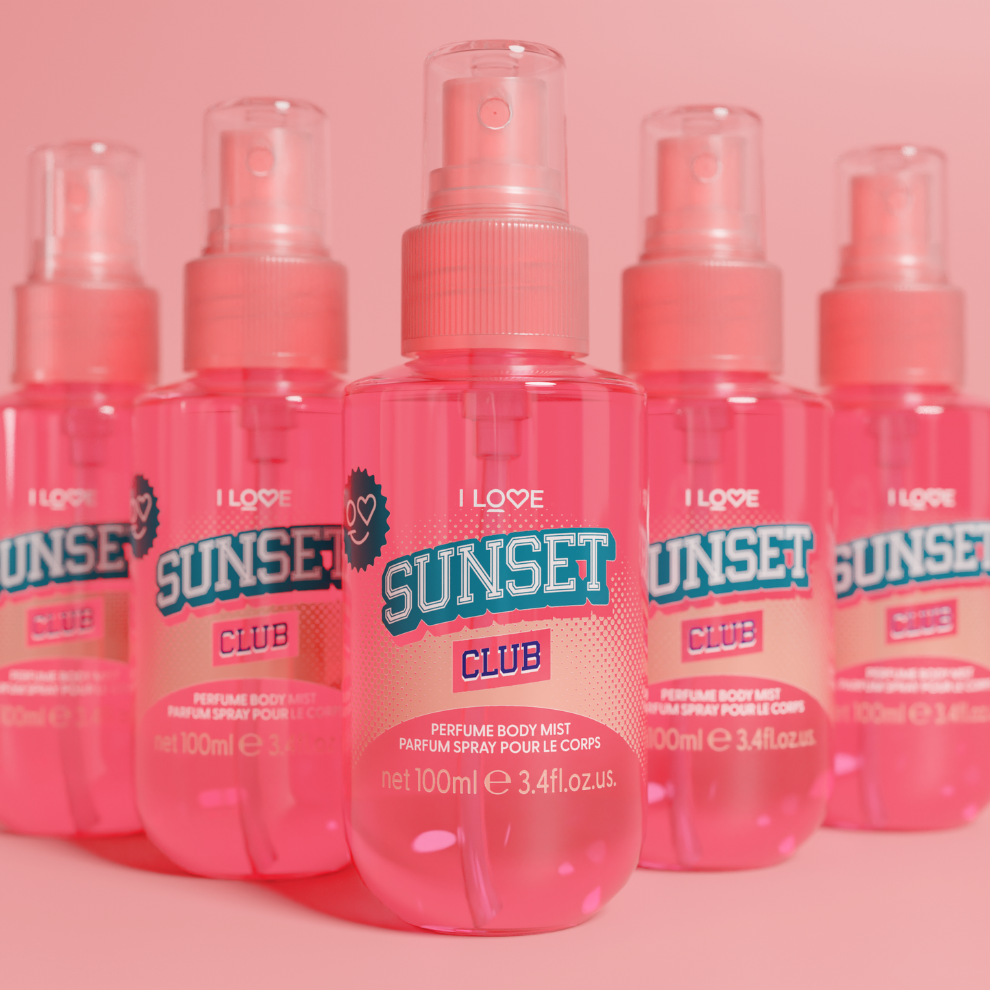 Spray de corp Sunset Club I Love, 100 ml