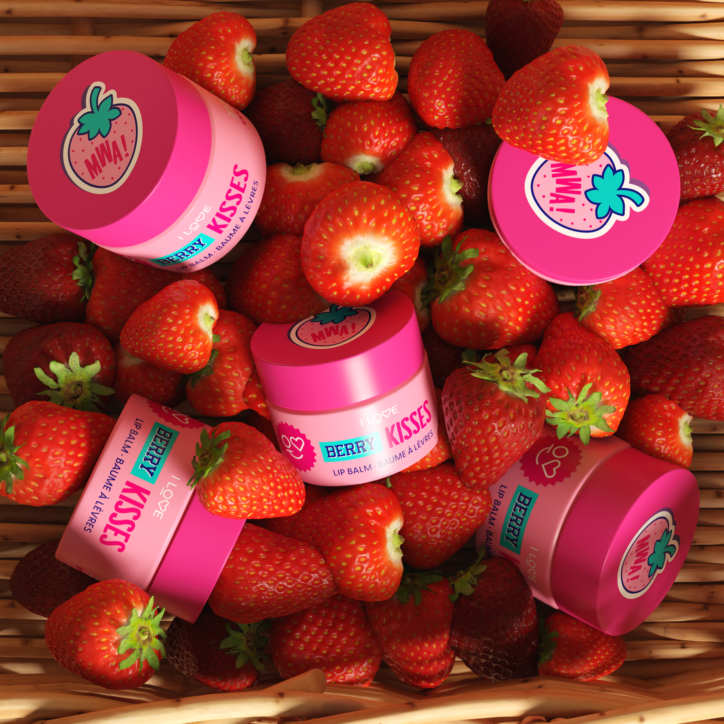 Balsam de buze Berry Kisses I Love, 10 g