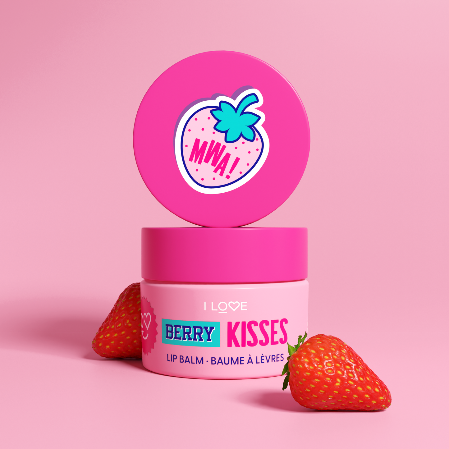 Balsam de buze Berry Kisses I Love, 10 g